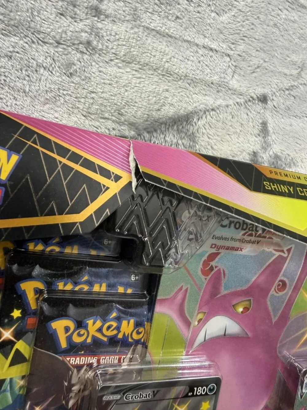 Pokemon Shining Fates Shiny Crobat VMAX Premium Collection English Promo Box New